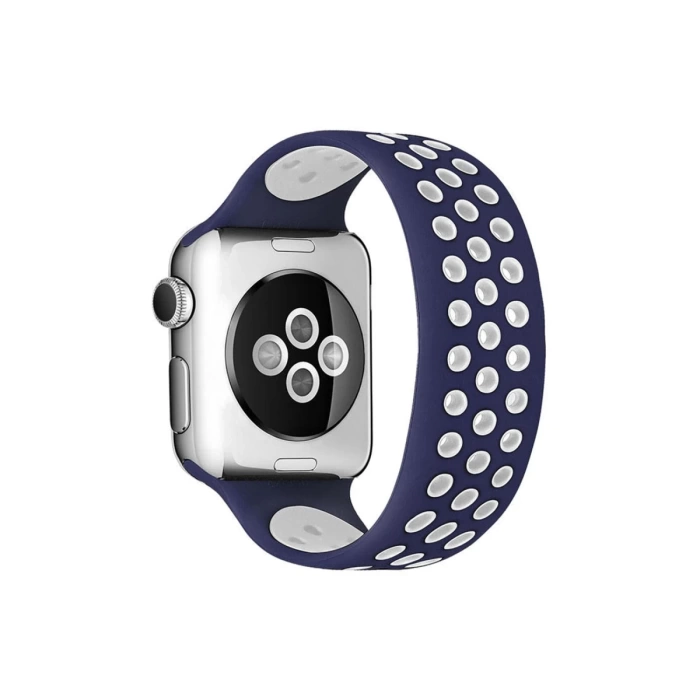 Newface Apple Watch 38mm Ayarlı Delikli Silikon Kordon