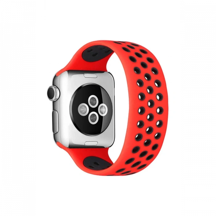 Newface Apple Watch 38mm Ayarlı Delikli Silikon Kordon