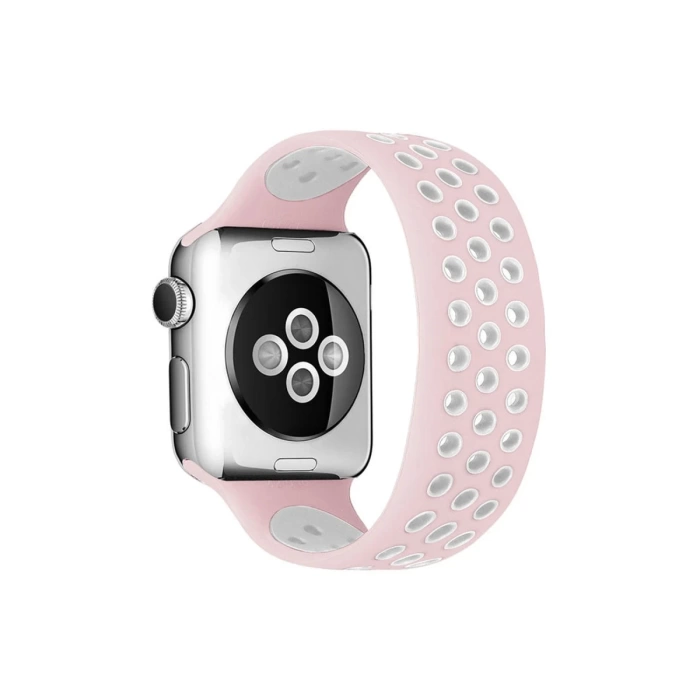 Newface Apple Watch 38mm Ayarlı Delikli Silikon Kordon