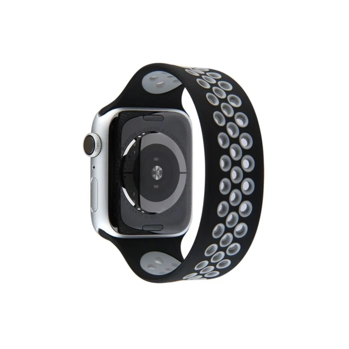 Newface Apple Watch 38mm Ayarlı Delikli Silikon Kordon