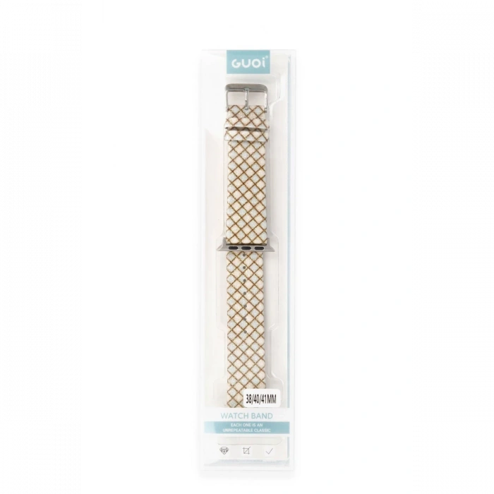 Newface Apple Watch 38mm Karo Motif Kordon