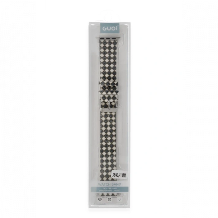 Newface Apple Watch 38mm Karo Motif Kordon
