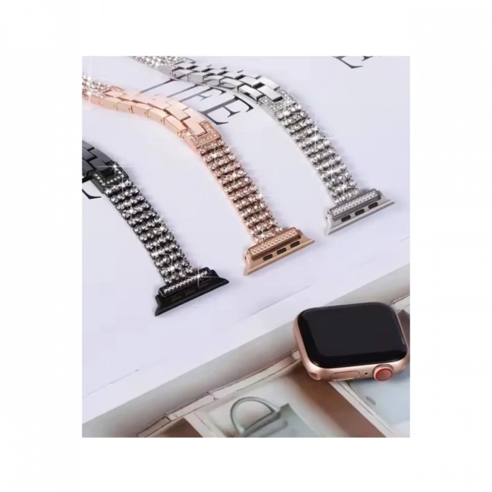 Newface Apple Watch 38mm Live Taşlı Kordon