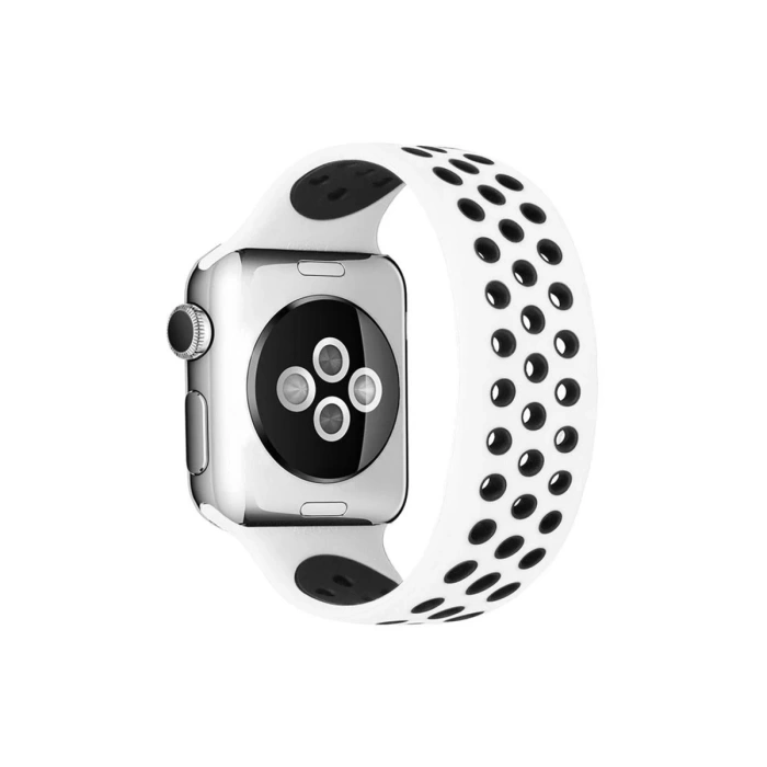 Newface Apple Watch 42mm Ayarlı Delikli Silikon Kordon
