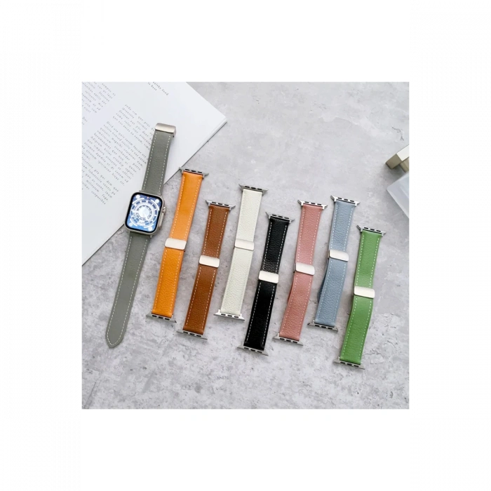 Newface Apple Watch 42mm KR414 Daks Deri Kordon
