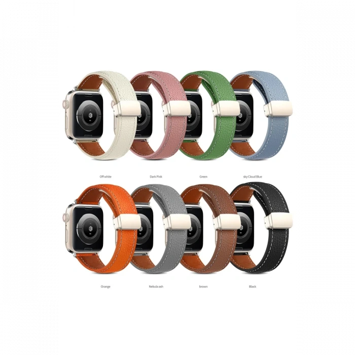 Newface Apple Watch 42mm KR414 Daks Deri Kordon