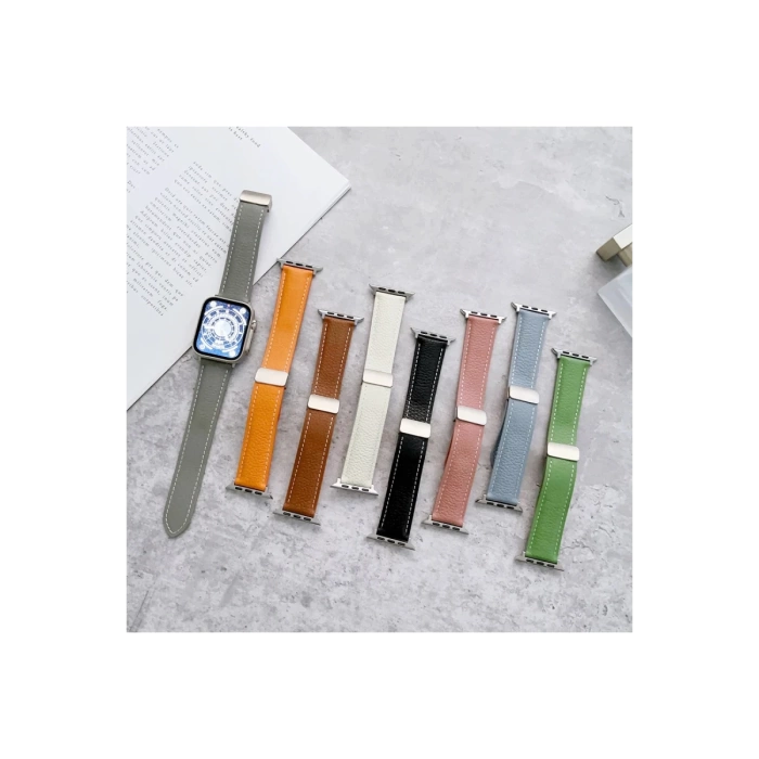 Newface Apple Watch 42mm KR414 Daks Deri Kordon