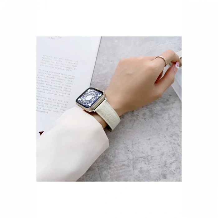 Newface Apple Watch 42mm KR414 Daks Deri Kordon