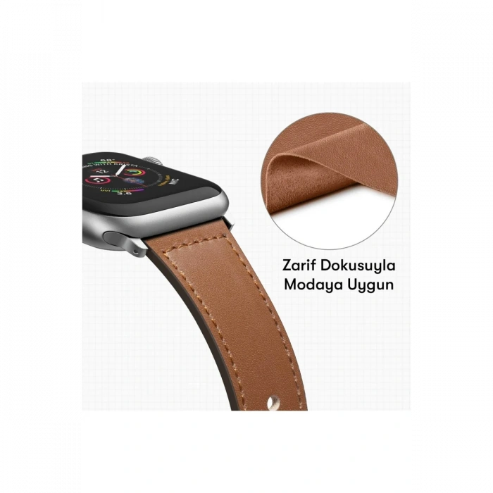 Newface Apple Watch 42mm KR415 Luaz Deri Kordon