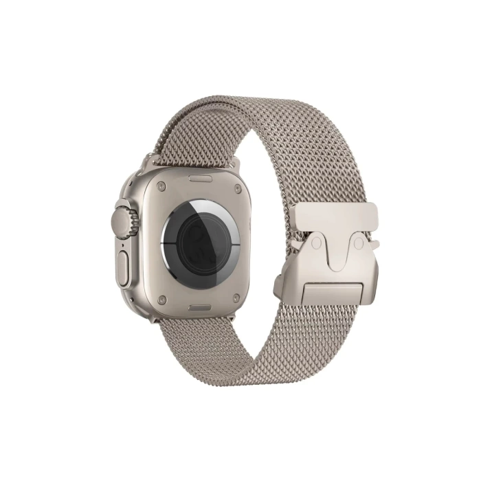 Newface Apple Watch 42mm Milano Metal Kordon - Titan Gri