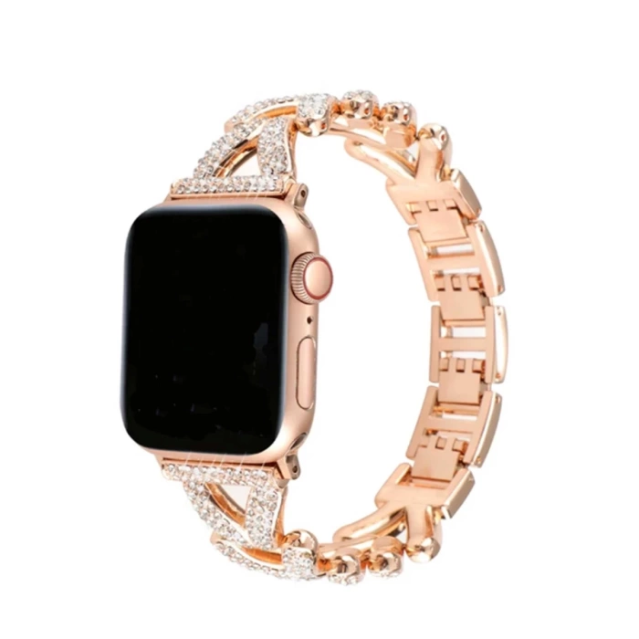 Newface Apple Watch 42mm Node Taşlı Kordon