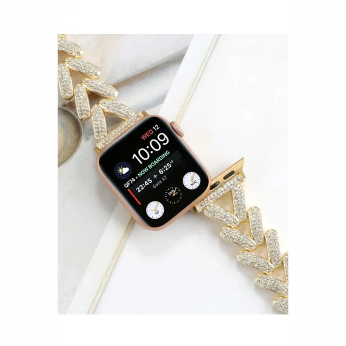 Newface Apple Watch 42mm Node Taşlı Kordon