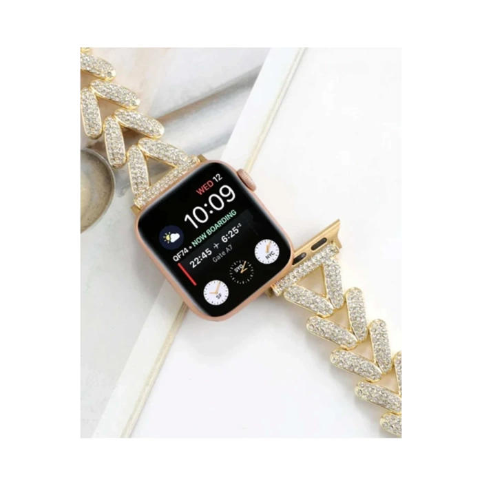 Newface Apple Watch 42mm Node Taşlı Kordon