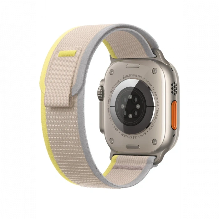 Apple Watch 42mm Trail Kordon - Sarı-Bej