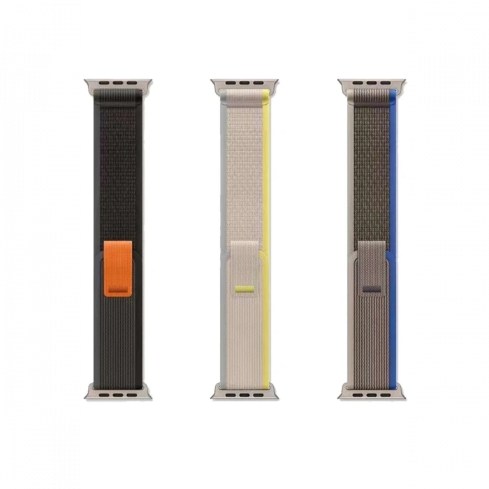 Apple Watch 42mm Trail Kordon - Sarı-Bej