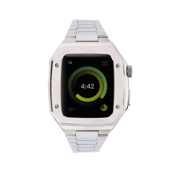 Newface Apple Watch 44mm Metal Petek Kasalı Kordon