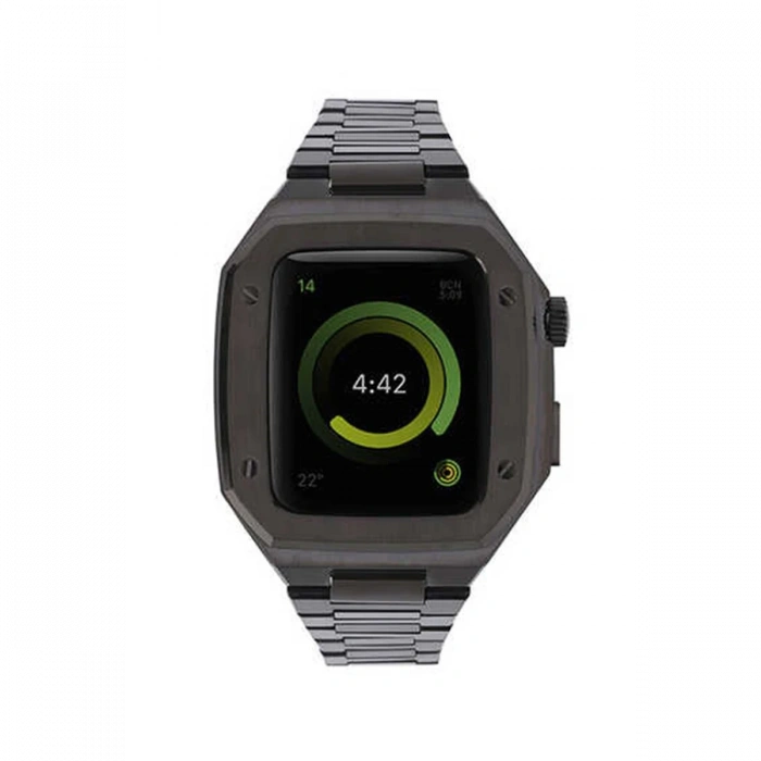 Newface Apple Watch 44mm Metal Petek Kasalı Kordon