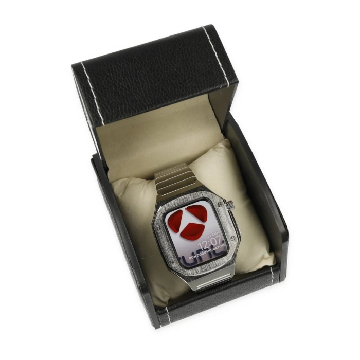 Newface Apple Watch 45mm KR409 Metal Kordon
