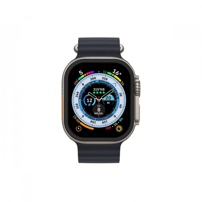 Newface Apple Watch Ultra 49mm Alüminyum Kasa Cam Ekran Koruyucu