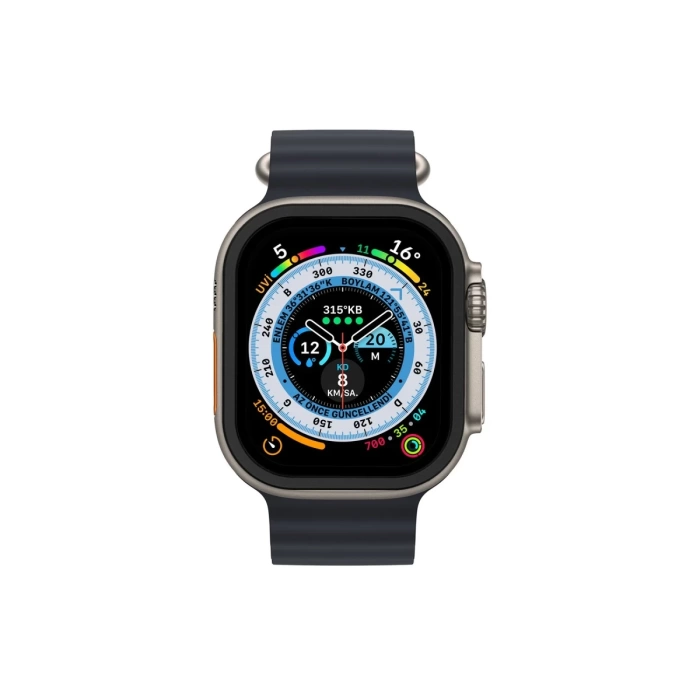 Newface Apple Watch Ultra 49mm Alüminyum Kasa Cam Ekran Koruyucu