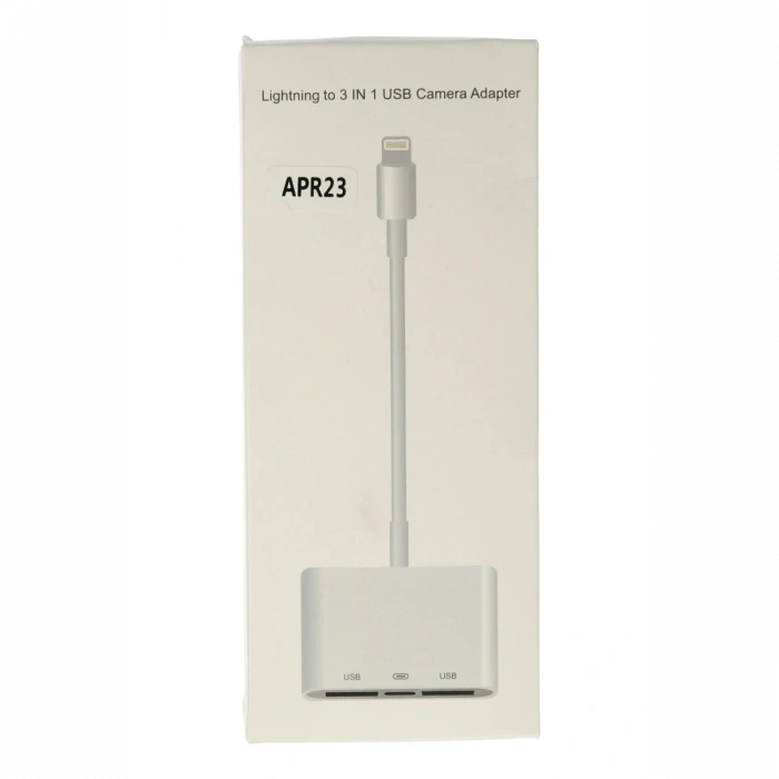 Newface APR23 Iphone Otg 3in1 - Beyaz