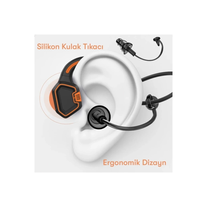Newface AS9 Suya Dayanıklı Bluetooth Kulaklık - Siyah