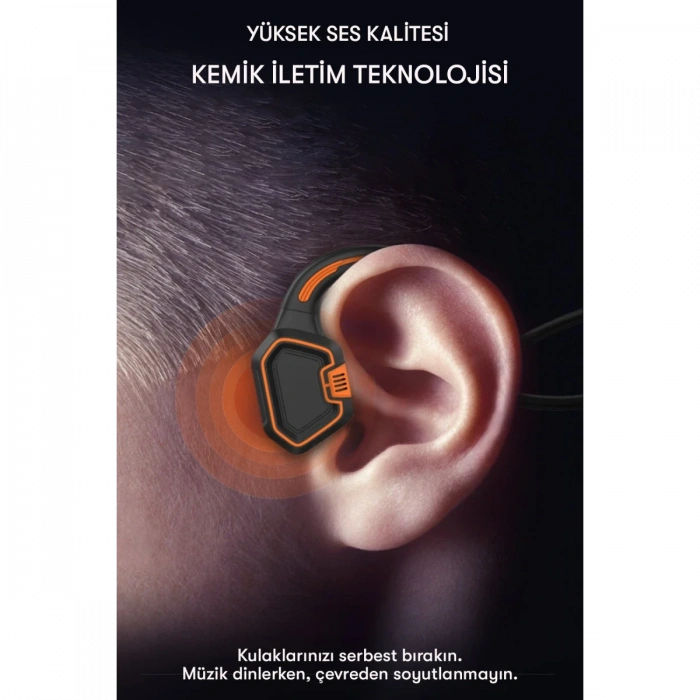 Newface AS9 Suya Dayanıklı Bluetooth Kulaklık - Siyah