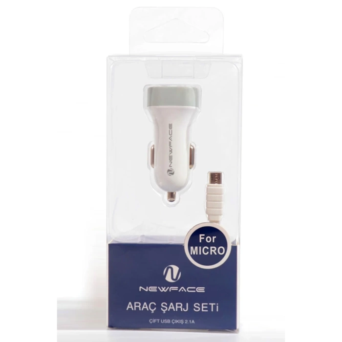 Newface C17 Micro USB 2.1A Araç Şarjı