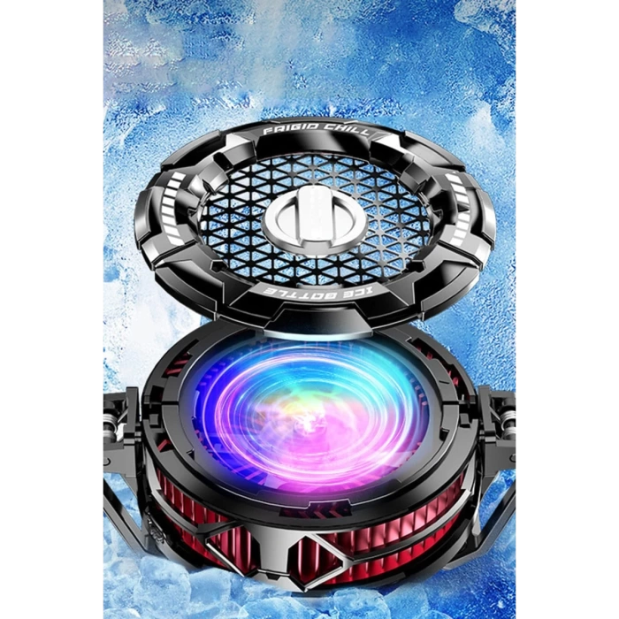 Newface FS02 27W RGB Radyatör Telefon Soğutucu Fan - Siyah