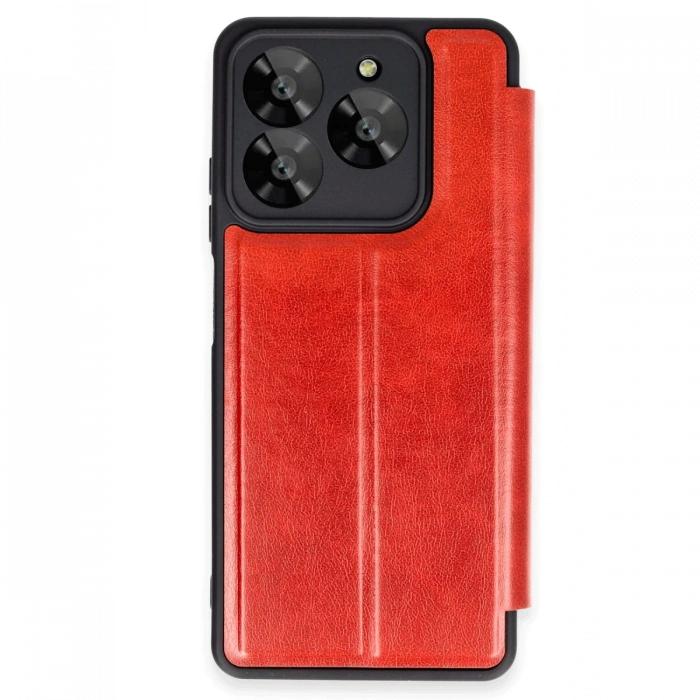 Newface General Mobile Era 30 Kılıf Flip Cover - Kırmızı