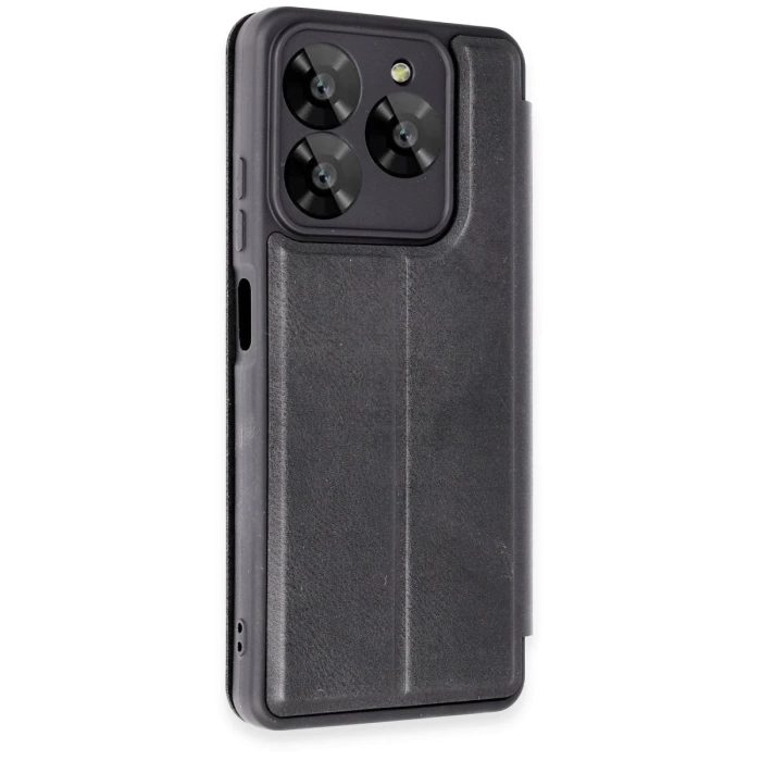 Newface General Mobile Era 30 Kılıf Flip Cover - Siyah