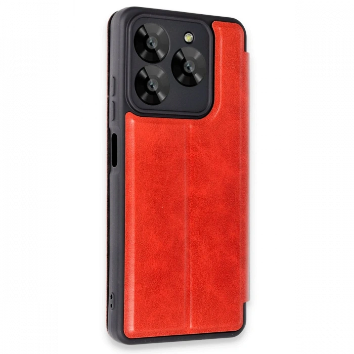 Newface General Mobile Era 50 Kılıf Flip Cover - Kırmızı