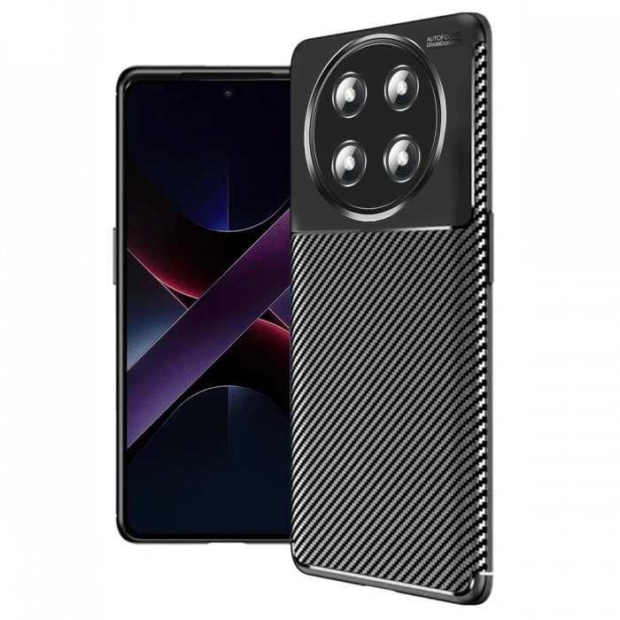 Newface Honor Magic 7 Lite Kılıf Auto Focus Karbon Kapak