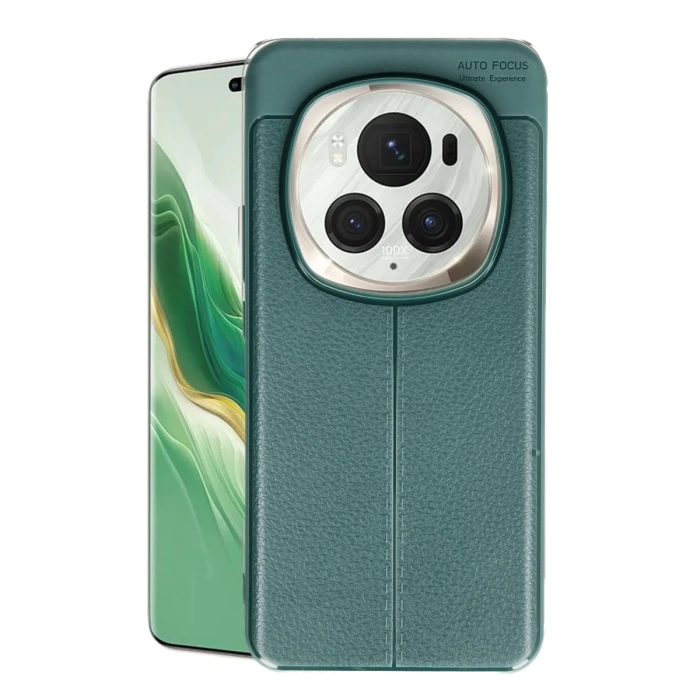 Newface Huawei Honor Magic 6 Pro Kılıf Auto Focus Kapak - Koyu Yeşil