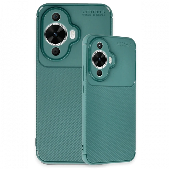 Newface Huawei Nova 12S Kılıf Auto Focus Karbon Kapak