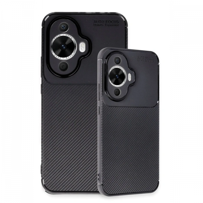 Newface Huawei Nova 12S Kılıf Auto Focus Karbon Kapak