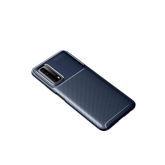 Newface Huawei P Smart 2021 Kılıf Auto Focus Karbon Kapak