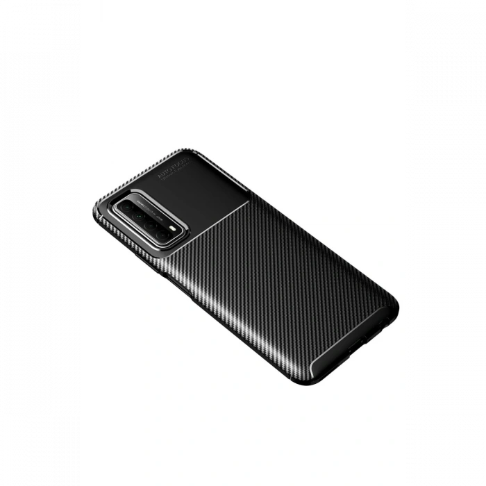Newface Huawei P Smart 2021 Kılıf Auto Focus Karbon Kapak