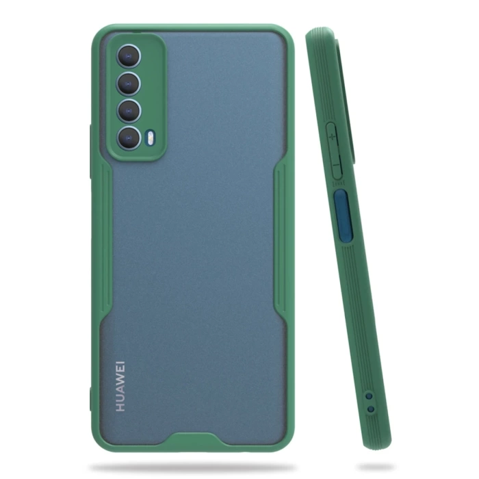 Newface Huawei P Smart 2021 Kılıf Platin Silikon