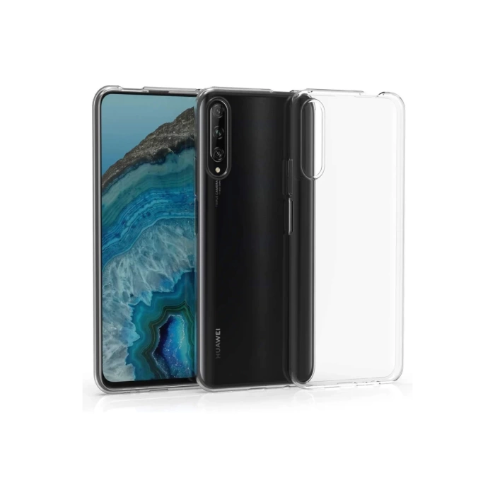 Newface Huawei P Smart Pro / Y9S Kılıf Lüx Şeffaf Silikon