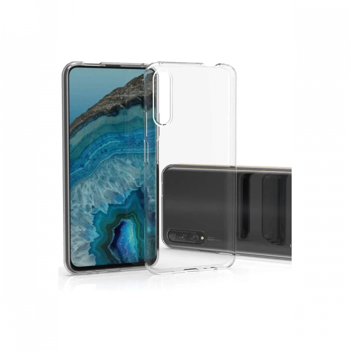 Newface Huawei P Smart Pro / Y9S Kılıf Lüx Şeffaf Silikon