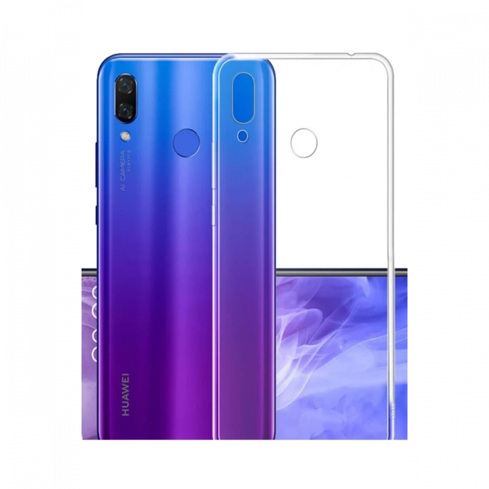 Newface Huawei P20 Lite Kılıf Lüx Şeffaf Silikon