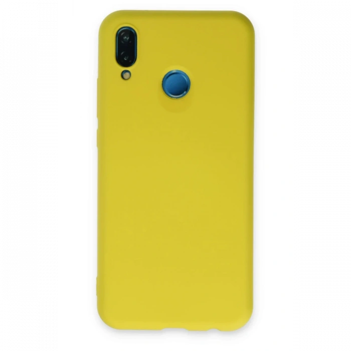 Newface Huawei P20 Lite Kılıf Nano içi Kadife Silikon