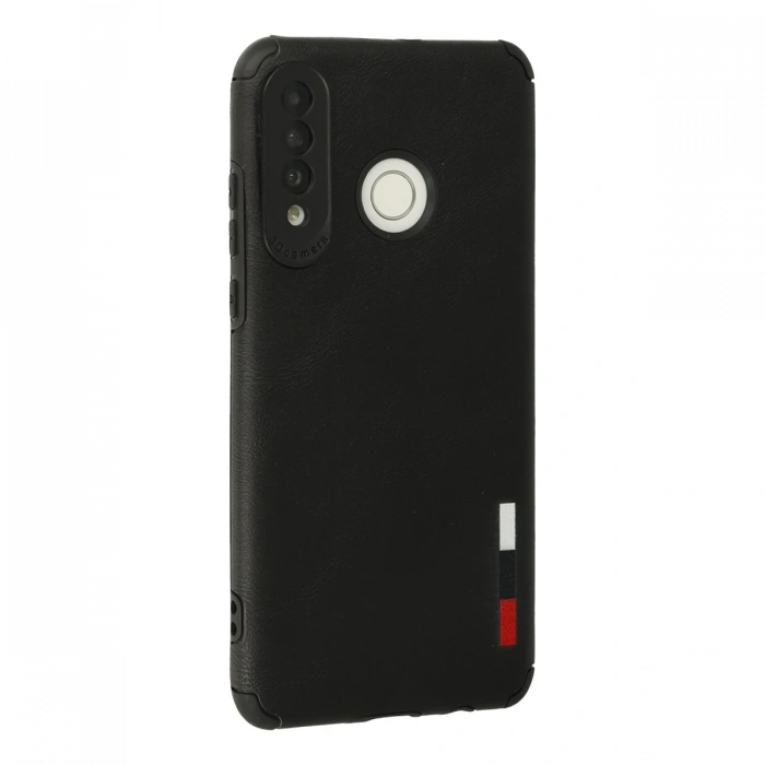 Newface Huawei P30 Lite Kılıf Loop Deri Silikon - Siyah