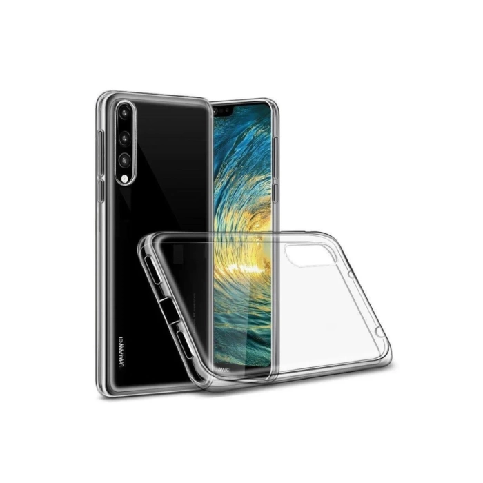 Newface Huawei P30 Lite Kılıf Lüx Şeffaf Silikon