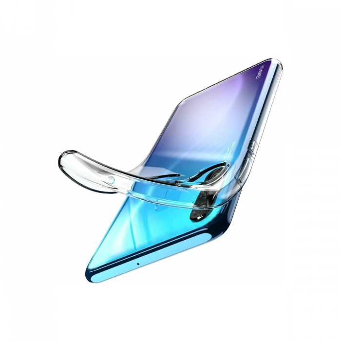 Newface Huawei P30 Lite Kılıf Lüx Şeffaf Silikon