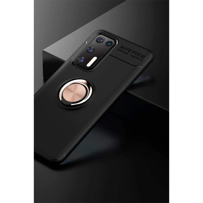 Newface Huawei P40 Kılıf Range Yüzüklü Silikon