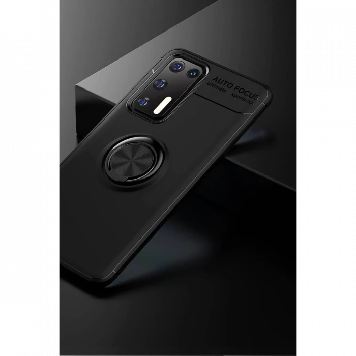 Newface Huawei P40 Kılıf Range Yüzüklü Silikon