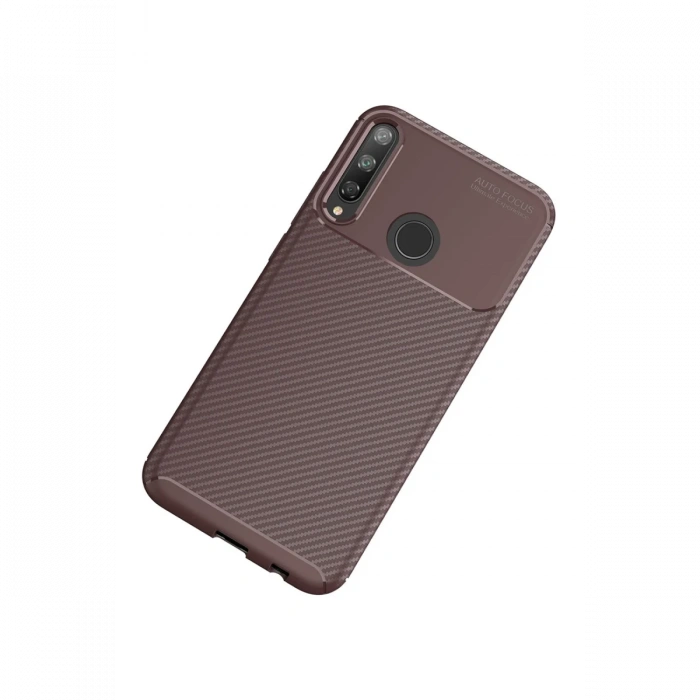 Newface Huawei P40 Lite E Kılıf Auto Focus Karbon Kapak
