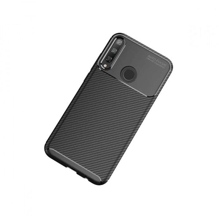 Newface Huawei P40 Lite E Kılıf Auto Focus Karbon Kapak